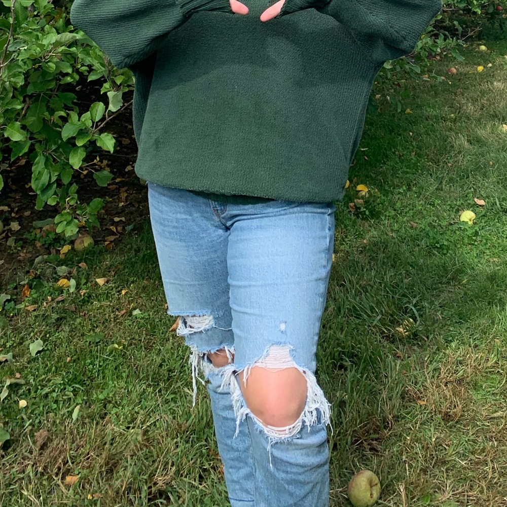 Curve love high rise mom jeans